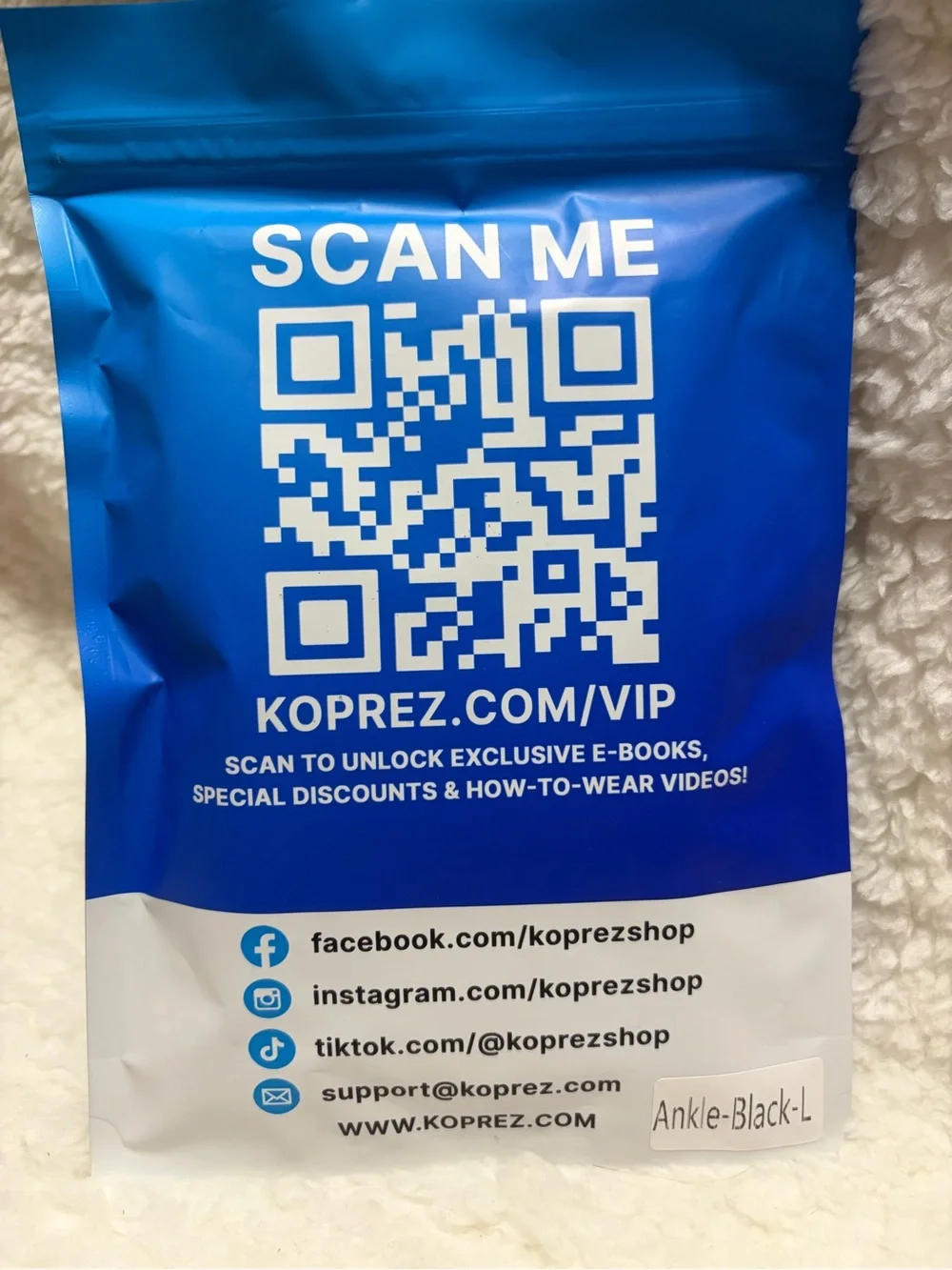 Blue Compression Wrap - Professional Grade Support